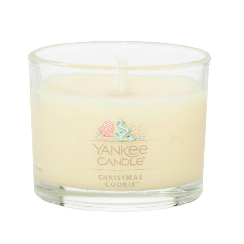 Yankee Candle Yankee Candle Mini Κερί Votive, Άρωμα Χριστουγεννιάτικο Μπισκότο, Φυσικό Κερί Σόγιας, 1.3 OZ 1