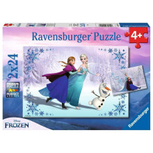 Ravensburger Disney Frozen Sisters Always Puzzle Set | 2 x 24 darabos kiraks jtk | Egyedi darabok a tkletes illeszkedsrt | Idelis jtk gyere