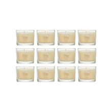 Yankee Candle Semnatura votiva mini lumnare Jar de vanilie Cupcake parfum natural de soia naturala cu ceara de ceara cu fibra naturala de 1,3 oz