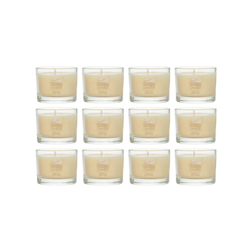 Yankee Candle Yankee Candle Mini Κερί Βανίλια Cupcake, Φυσικό Σογιέλαιο, 1.3 OZ Γυάλινο Βάζο