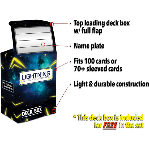 Pokémon Pokemon TCG: 100 verschiedene Karten mit Foils - Bundle mit LCC Deckbox 2