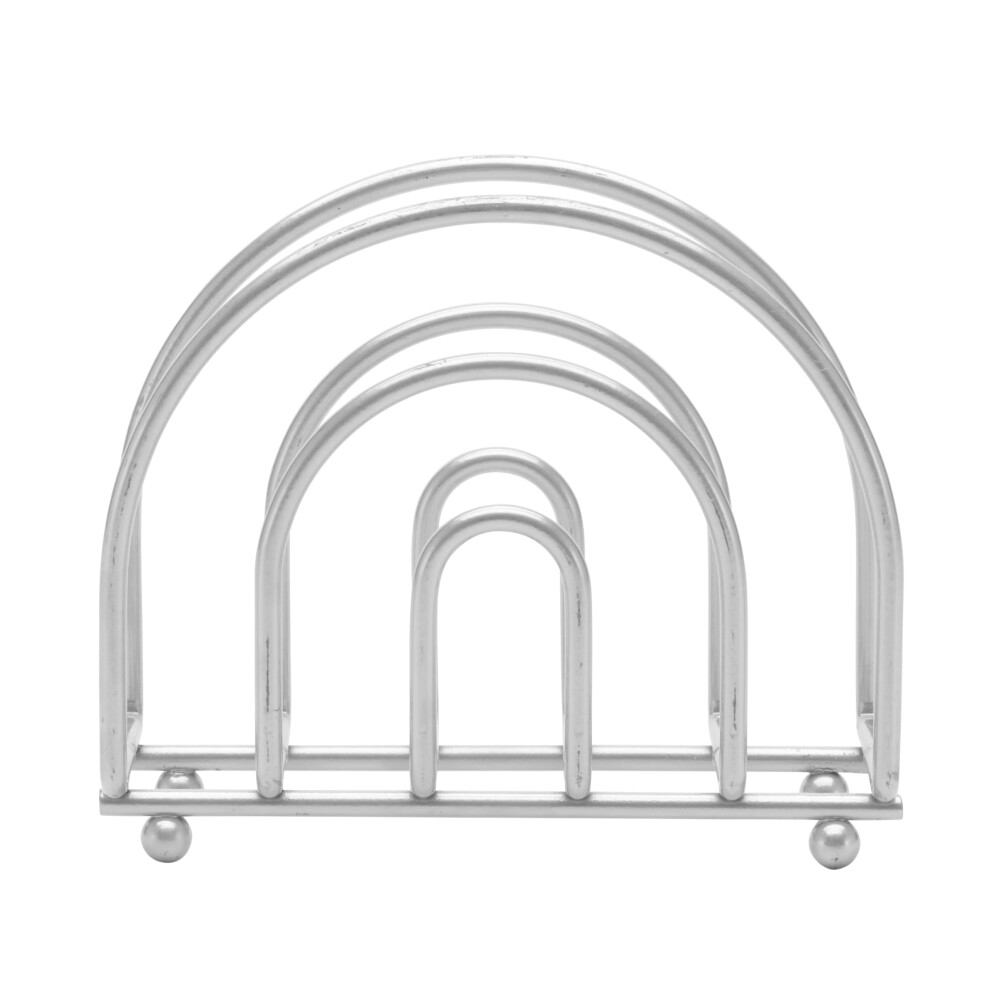 Ybm Home Eleganter Serviettenhalter Aus Drahtstahl F R Esstisch Und K Chenarbeitsplatten, Chrom-Design-image