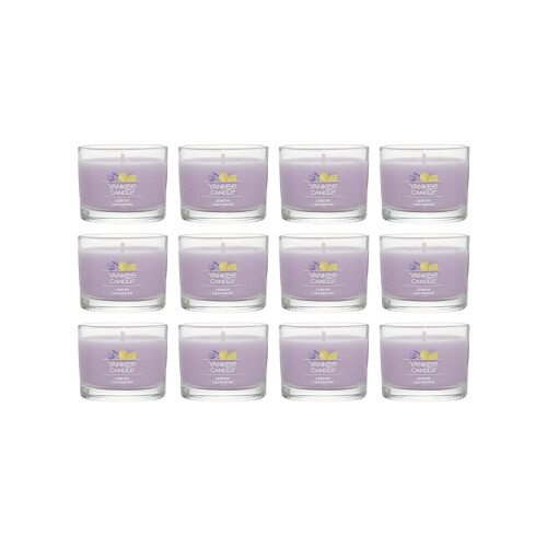Yankee Candle Yankee Candle Mini Κερί Βαθμού, Άρωμα Λεμόνι και Λεβάντα, Φυσικό Σόγιας, 1.3 OZ
