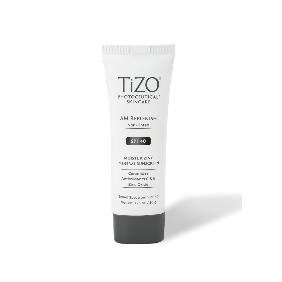 Tizo Photoceuticals Am Replenish Non-Tinted Facial Mineral Sunscreen Spf 40 1.75 Oz