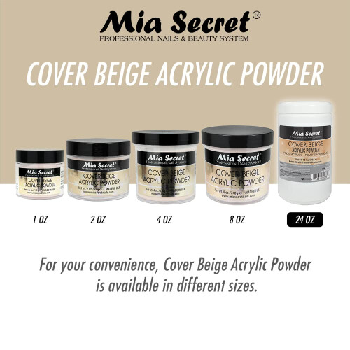 Mia Secret Καλυπτικό Μπεζ Ακρυλικό Πούδρα - 1.5 lbs 2