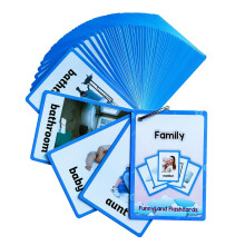 Lilias Family Flash Cards Toddler Learning Toys Preschool Learning Toys Homeschool Supplies Learning Supplies til b?rnehave 4,3 x 3,14 tommer 65