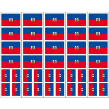 40 Tattoos: Haitian Flag, Haiti Partyartikel