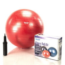 Aeromat Fitness Ball Kit Barva/Velikost: Červená / 21,65" průměr