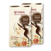 Daeng Gi Meo Ri - Koreaanse kruiden haarverf kleurcr?e [Middenbruin] (2 PACK) - PPD-vrije grijsdekking Haarbescherming Formule met hoge keratine 5 Oz