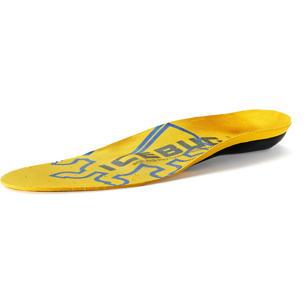 Icebug Unisex's Slim Low Cushion Support Insole Flex Technology  Yellow High Arch  M 5/W 6.5-7