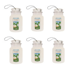 Yankee Candle Paper Car Jar Clean Cotton (Pack of 6)