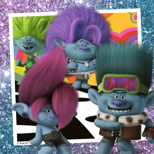 Ravensburger Ravensburger Trolls 3 Σετ 3x49 Κομματιών Παζλ για Παιδιά - Δραστηριότητα Χωρίς Οθόνη 2
