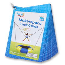 hand2mind Makerspace Uppgiftskort, Årskurser 6-8, STEM Utmaningskort