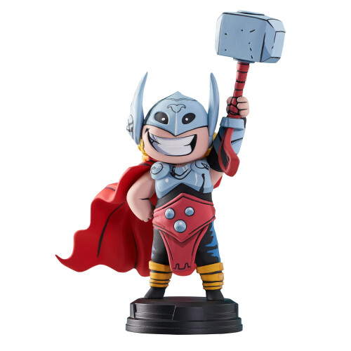 Diamond Select Toys Srie animada da Marvel: Mighty Thor Statue Multicolor 5 polegadas (NOV212079) 2