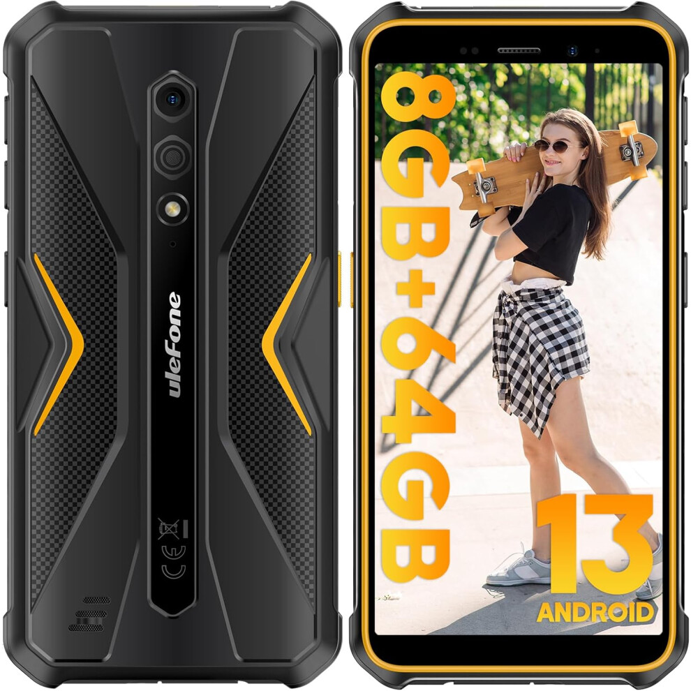 Ulefone Rugged Smartphones, Unlocked Armor X12 Pro Rugged Phone, 4GB 64GB