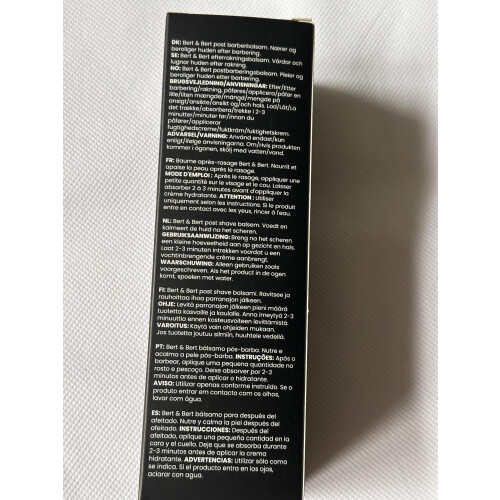 Bert & Bert - Stap 3: Kalmerende Post-Shave Balsem - 100ML 1