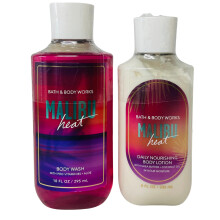 Bath & Body Works Malibu Heat Body Lotion and Body Gel Wash 2 Piece Set