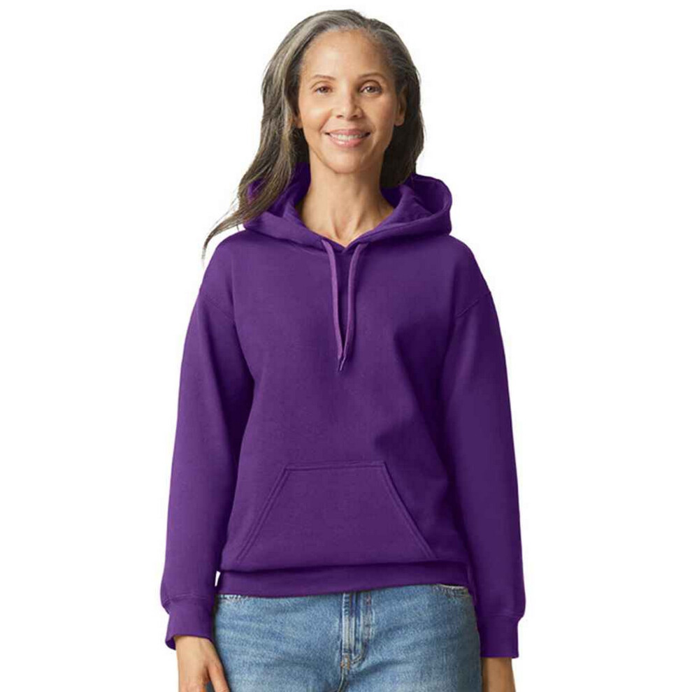 (XXL, Purple) Gildan Unisex Softstyle Midweight Hoodie