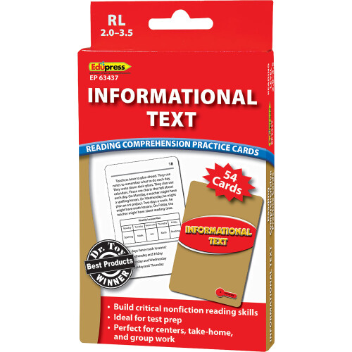Edupress lsfrstelse vningskort Informationstext Rd niv (EP63437) Medium 2
