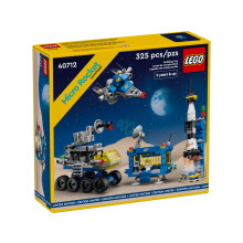 LEGO 40712 Mikro-Raketenstartplatz: 325 Teile - Nostalgisches Raumspielzeug für Erwachsene und Kinder 9+
