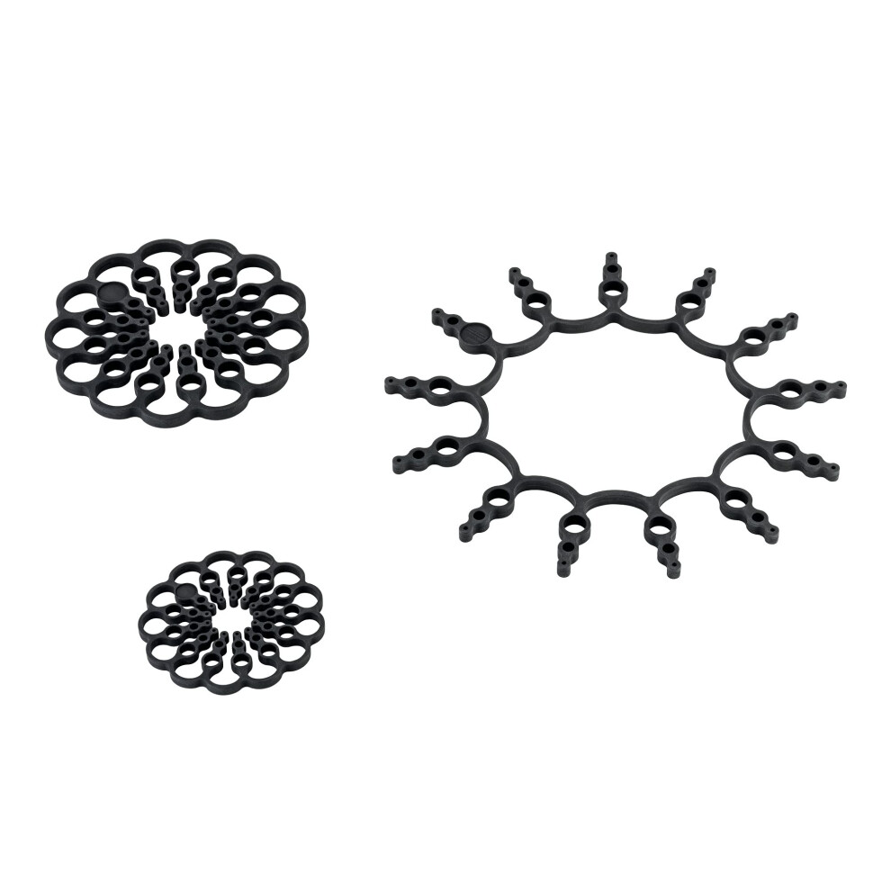 Kuhn Rikon Trivet & Pan Guard (Set Da 3) Nero-image