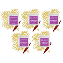 Ortodontick elastick gumicky  3/16 palcov mal 500 balen (3,5 unce) pro rovntka Dredy Hair Copnky Fix Mezera mezi zuby Zahrnuje prunou gumick