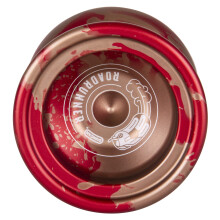 Duncan Toys Roadrunner Yo-Yo, reagiert nicht, Yo-Yo auf Expertenniveau, konkaves Lager und Aluminiumgeh   use, Rot mit Goldspritzer