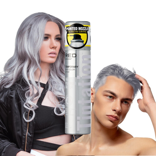 KISS TCS7 Ασημένιο Σπρέι Κάλυψης Ρίζας 2.82 oz