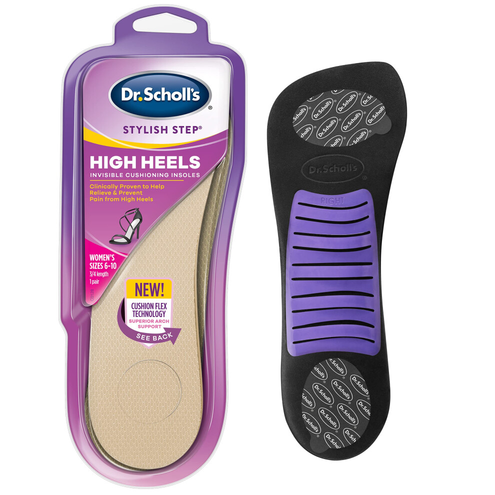 Scholl Dr. Scholl's Soft Cushioning Insoles For High Heels New Packaging