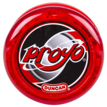 Duncan Toys ProYo Looper Yo-Yo, Anf   nger-Jo-Jo mit Schnur, Holzachse und Kunststoffk   rper, rot