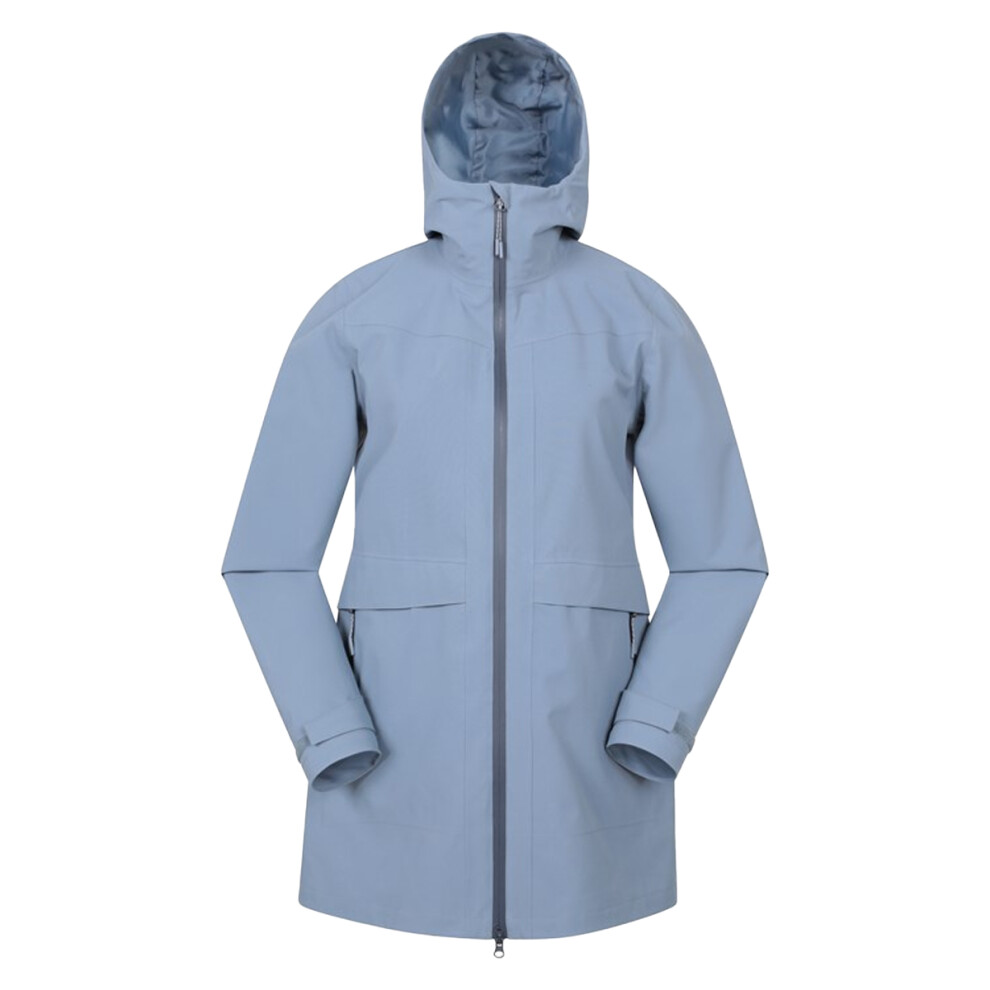 Mountain Warehouse Women's Blue / April Longline Waterproof Jacket