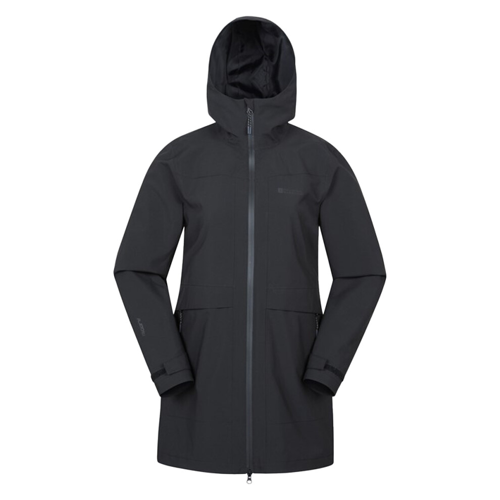 Mountain Warehouse Women's Black / April Longline Waterproof Jacket