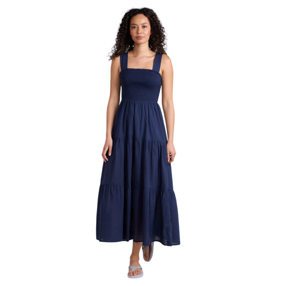 (6 UK, Navy) Animal Womens/Ladies Mabel Maxi Dress