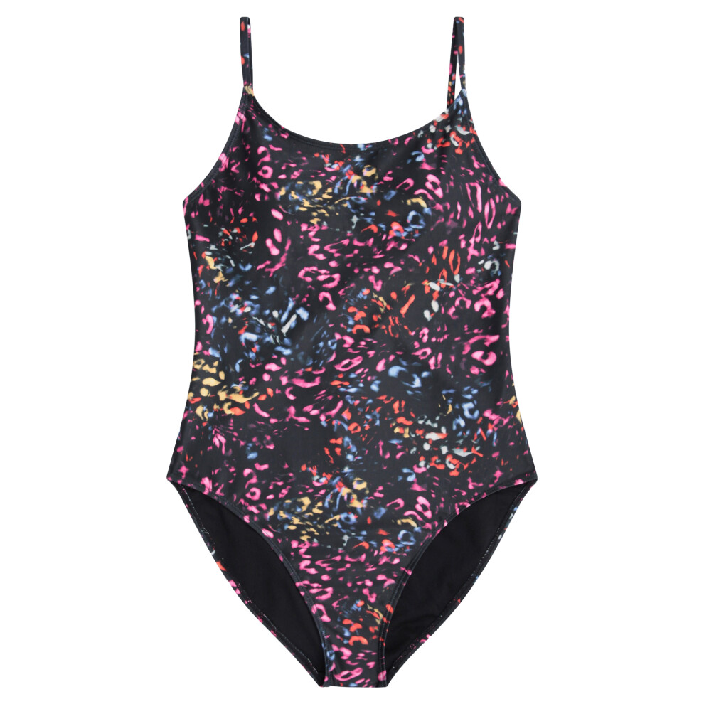 (8 UK, Jet Black) Animal Womens/Ladies Zadie One Piece Swimsuit