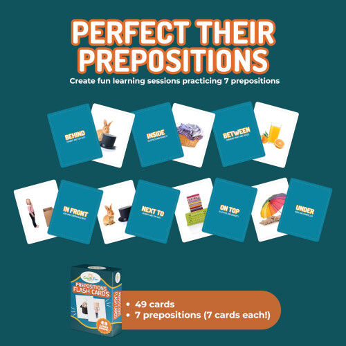 Preposition Flash -kort | 7 Samlede prepositioner 49 Billedkort til taleterapi - For lærere Forældre ESL Undervisningsmateriale og taleterapimate 2