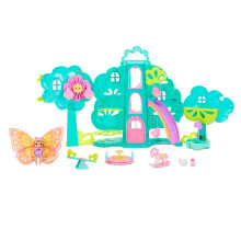 Baby Born Surprise Treehouse Playset com 20 mais surpresas e bonecas exclusivas multicoloridas