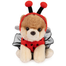 GUND Boo, El Perro Más Lindo del Mundo, Peluche de Pomerania en Traje de Mariquita de 5"