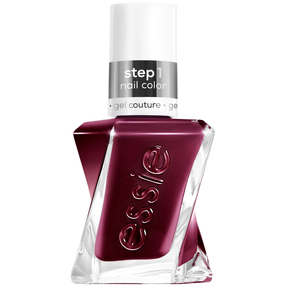 Essie Red Gel Couture 2-Step Longwear Nail Polish Model Clicks Nail Polish 0.46 Fl. Oz.