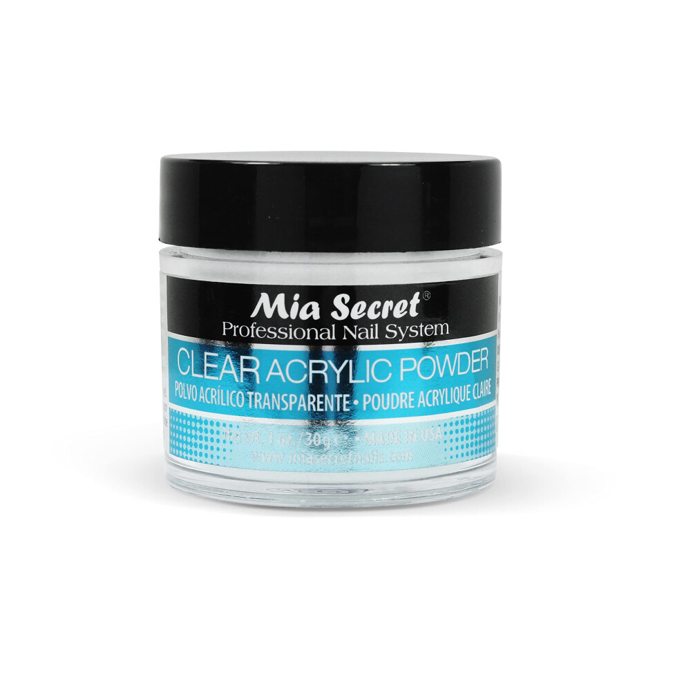 Mia Secret Clear Acrylic Powder (1Oz)