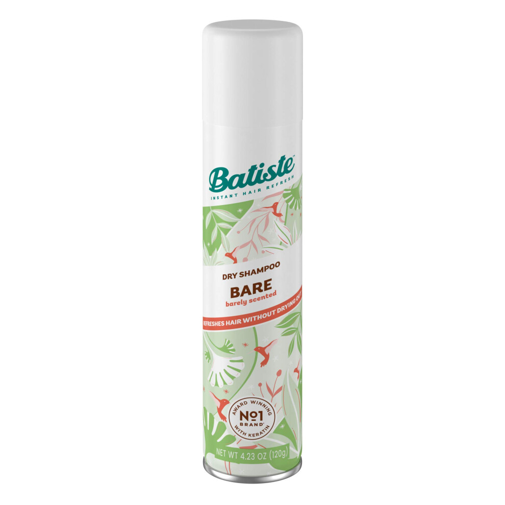 Batiste Dry Shampoo  Bare Fragrance  200ml 120g (Pack of 3)