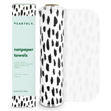Toallas de papel reutilizables Earthly Co. - Paquete de 10 - Rollo de toallas de papel de tela de algod   n lavables - Servilletas reutilizables la