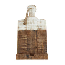 Creative Co-Op Distressed White Dipped Wood Tabletthllare