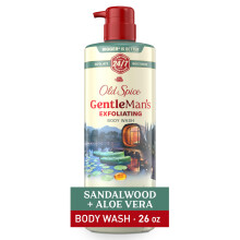 Old Spice GentleMan's Peeling & Feuchtigkeitsspendende Duschgel für Männer, 24/7 Frische mit langanhaltendem Duft