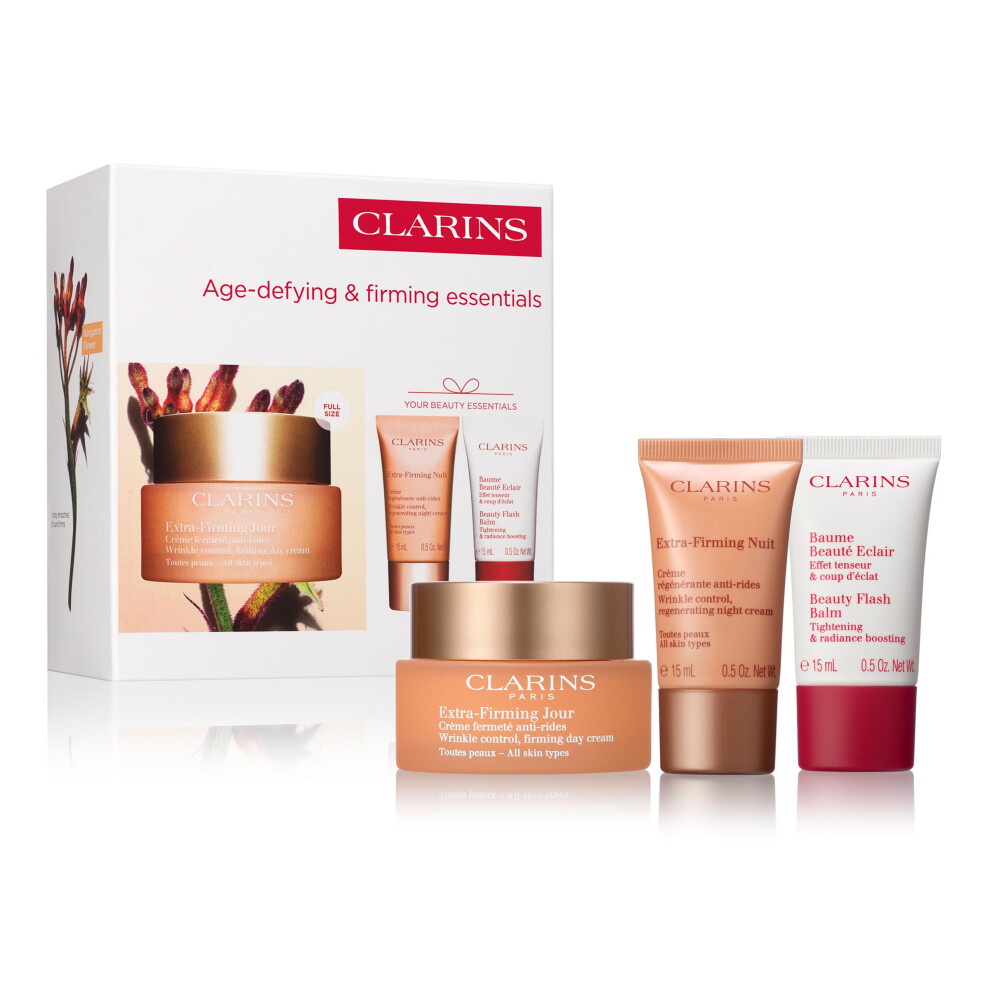 Clarins Extra-Firming Day Cream | Anti Aging Moisturizer | Skin Looks More Radiant  Visibly Firmer and Plumper After 28 Days* | Smoothes Appearance of