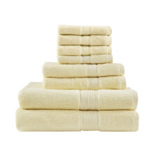 Madison Park Signature 800GSM 100% Cotton Luxurious Bath Towel Set Highly Absorbent  Quick Dry  Hotel & Spa Quality for Bathroom  Multi-Sizes  Yellow