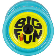 Duncan Toys Big Fun Yo-Yo [Blau & Gelb] Nicht reagierendes Yo-Yo auf Profi-Niveau, konkaves Lager