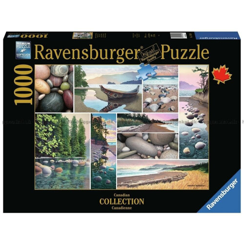 Ravensburger Cole      o Canadense Ravensburger: Tranquilidade da Costa Oeste 1000 Pi   sculo quebra