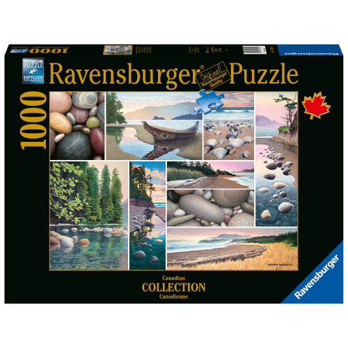 Ravensburger Cole      o Canadense Ravensburger: Tranquilidade da Costa Oeste 1000 Pi   sculo quebra 1