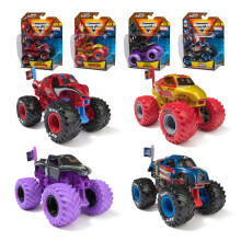 Monster Jam Marvel 4-pack gegoten monstertrucks op schaal 1:64 Spider-Man Iron Man Captain America & Black Panther kinderspeelgoed voor jongens en me