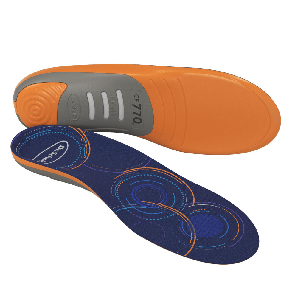 Dr. Scholl's Custom FiT Comfort - Plantar Fasciitis Insoles Orthotics Shoe Inserts with Arch Support for Men & Women Suitable for 220+ lbs Stay on
